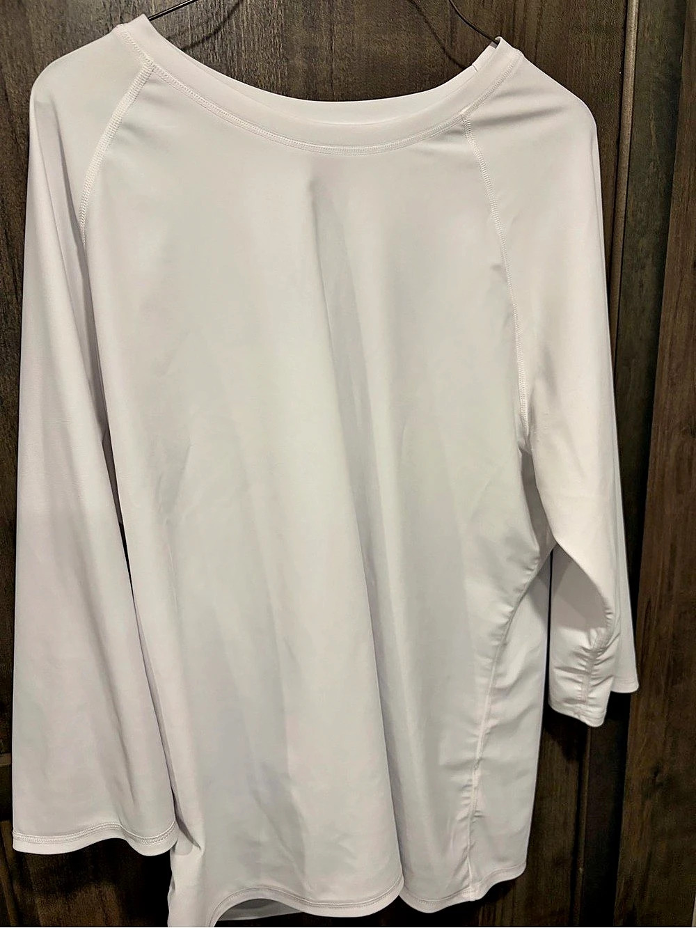 Tournsol White Long Sleeve UPF 50+ Size 2XL Like New